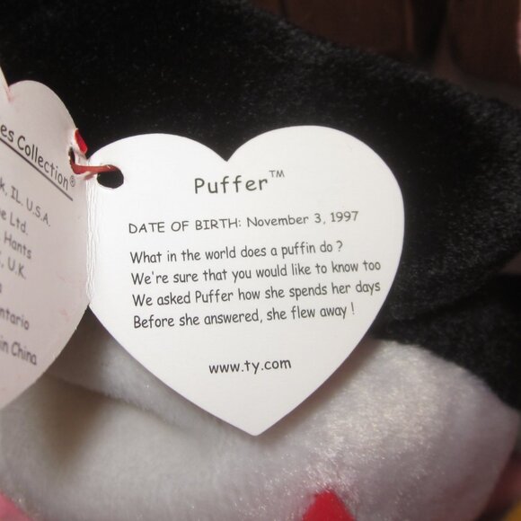 Beanie Babies Tusk Puffer Pinky Patti Bundle - Picture 3 of 5